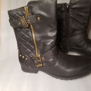 ALDO studded combat boots